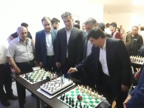 افتتاح خانه شطرنج گرمسار با حضور دکتر احمدی و مهندس پهلوان زاده - مرداد 98