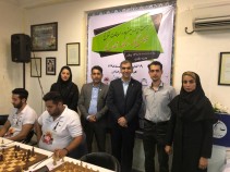 مراسم اختتامیه مسابقات شطرنج لیگ دسته یک کشور