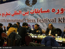گزارش تصویری پانزدهمین دوره مسابقات بین‌المللی شطرنج جام خزر در رشت